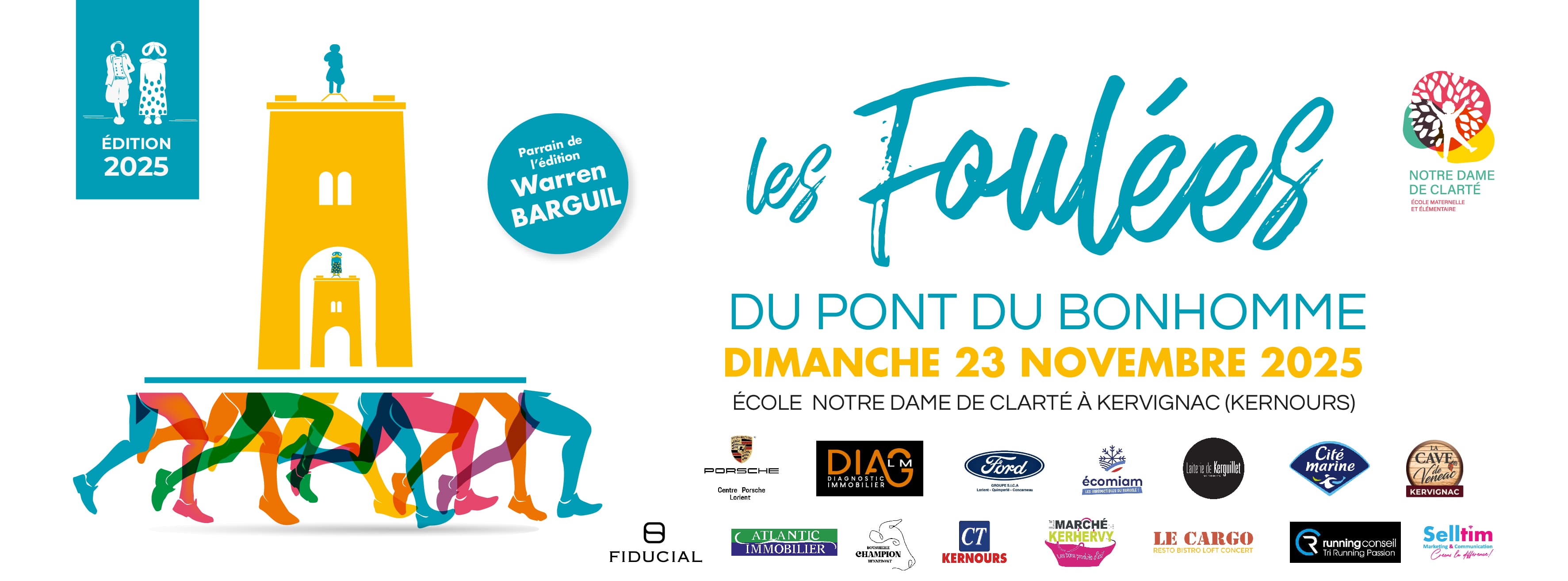 Couverture Facebook des Foulées du Pont du Bonhomme 2025